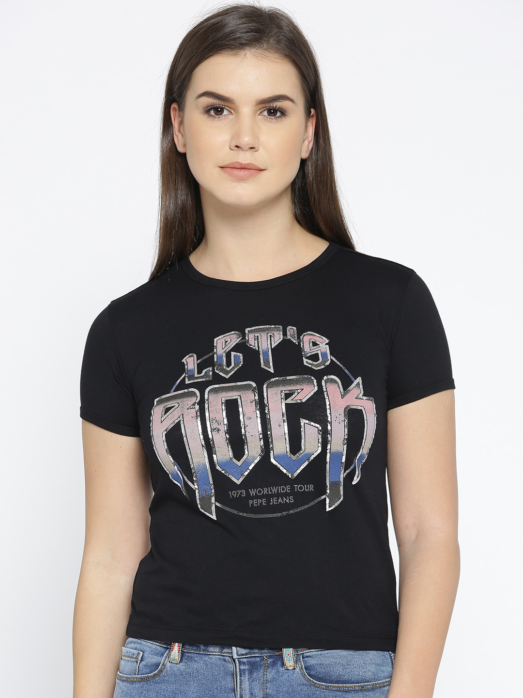 pepe jeans black t shirt