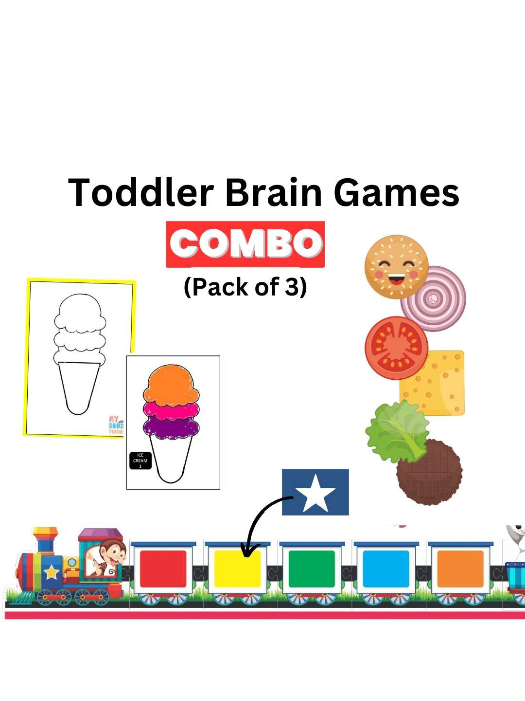 My House Teacher Kids Pack of 3 Toddler Brain Games