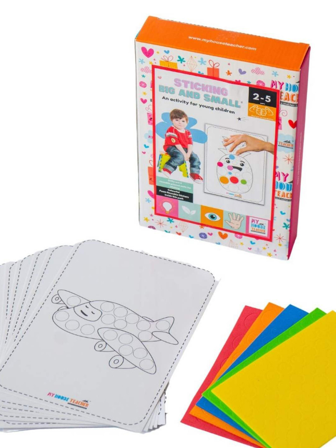 My House Teacher Kids Ticking Big and Small Foam Activity Busy Bag