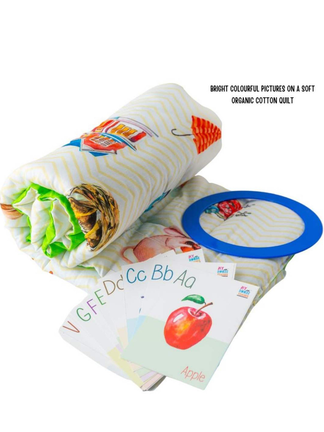 My House Teacher Peek-a-boo Learning Blanket