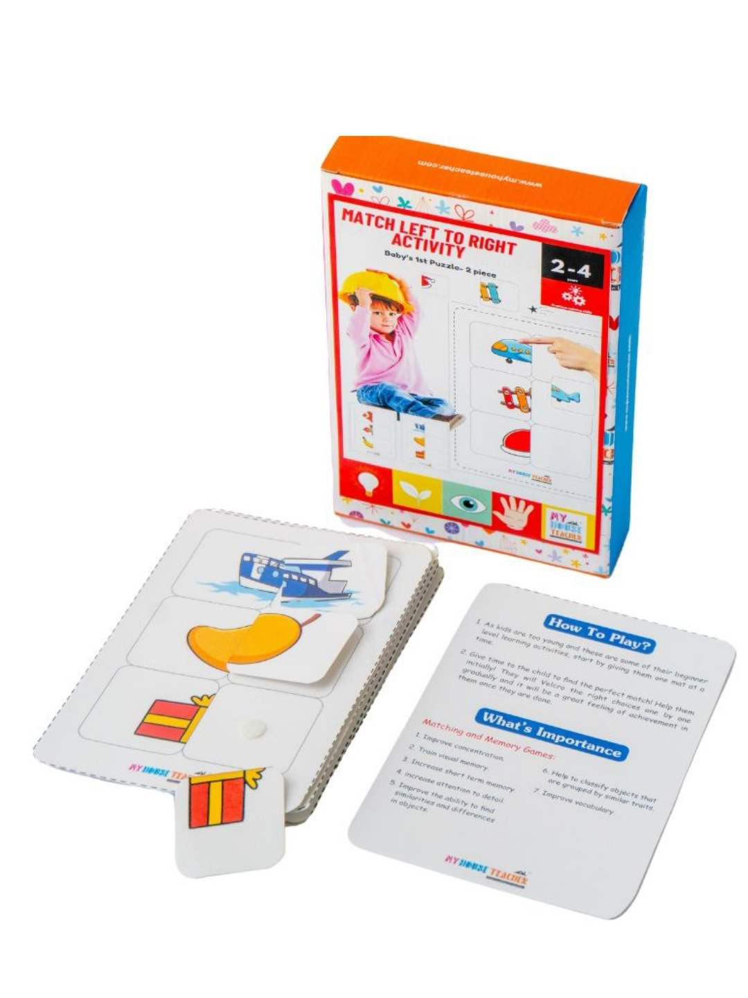 My House Teacher Matching Left & Right Busy Bag