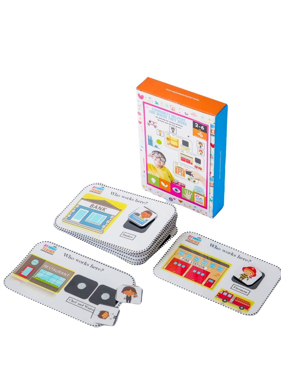 My House Teacher Kids Know Which Community Helpers Work Where Toddler Busy Bag