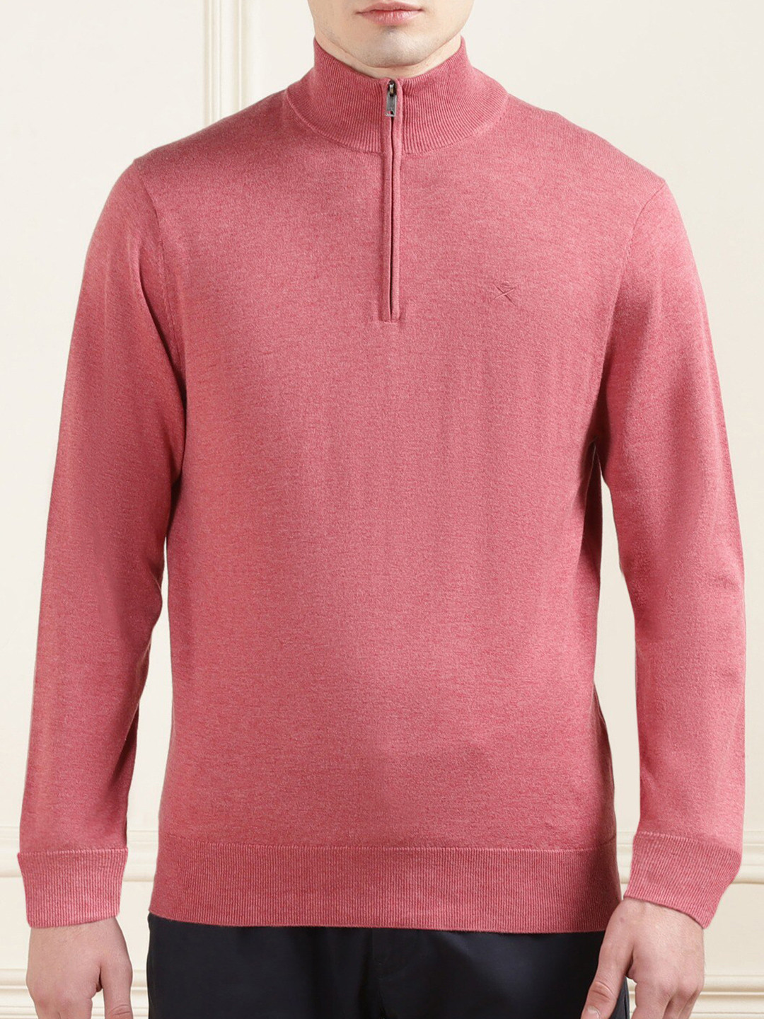 HACKETT LONDON Turtle Neck Cotton Pullover Sweater