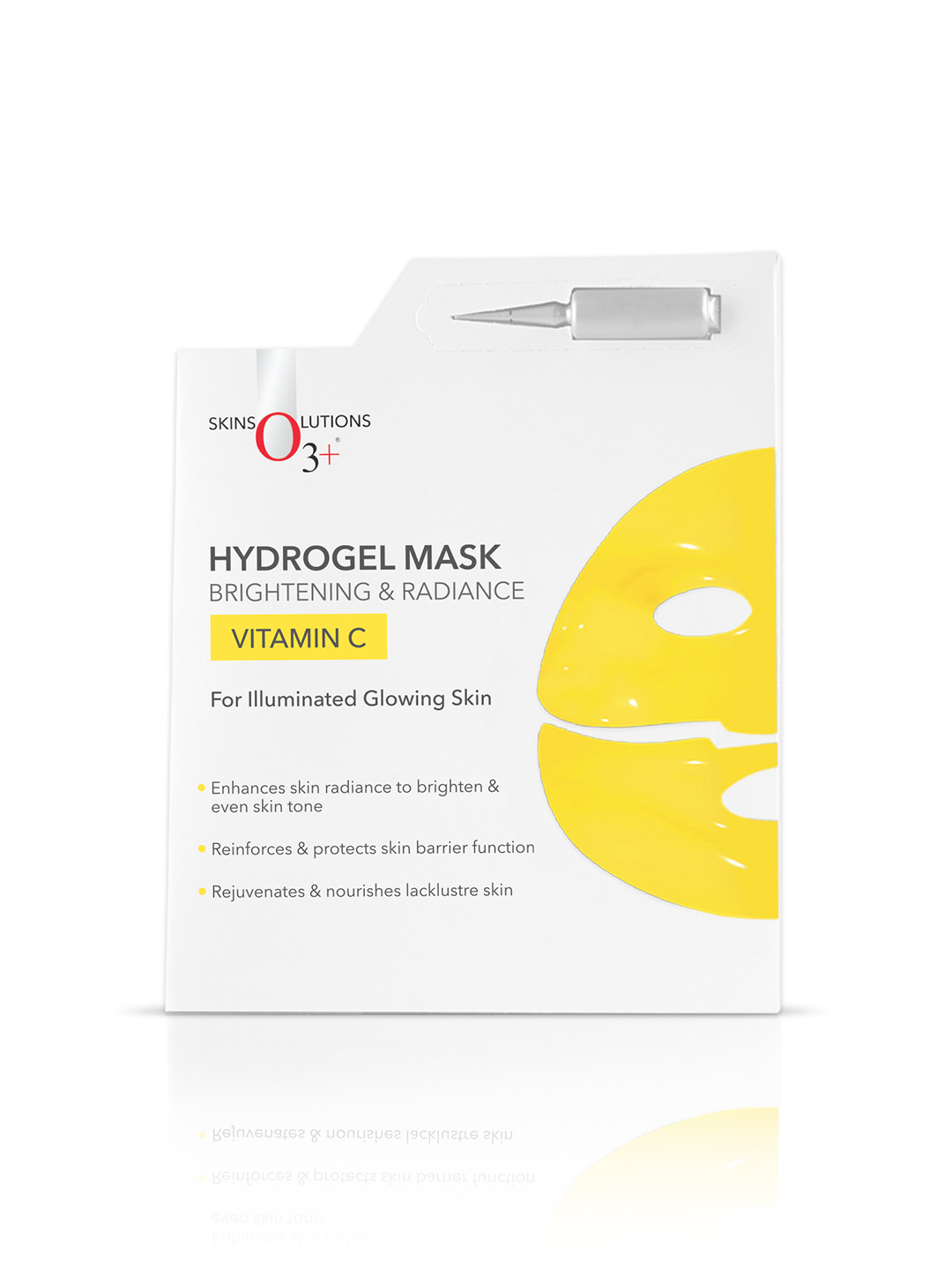 O3+ Vitamin C Hydrogel Sheet Mask for Radiant & Glowing Skin - 52 g