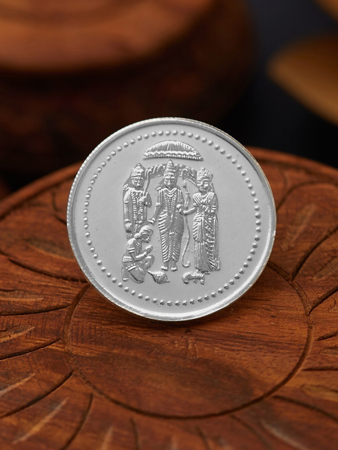 Saraf RS Jewellery Shri Ram Darbar 999 Silver Coin-10gm