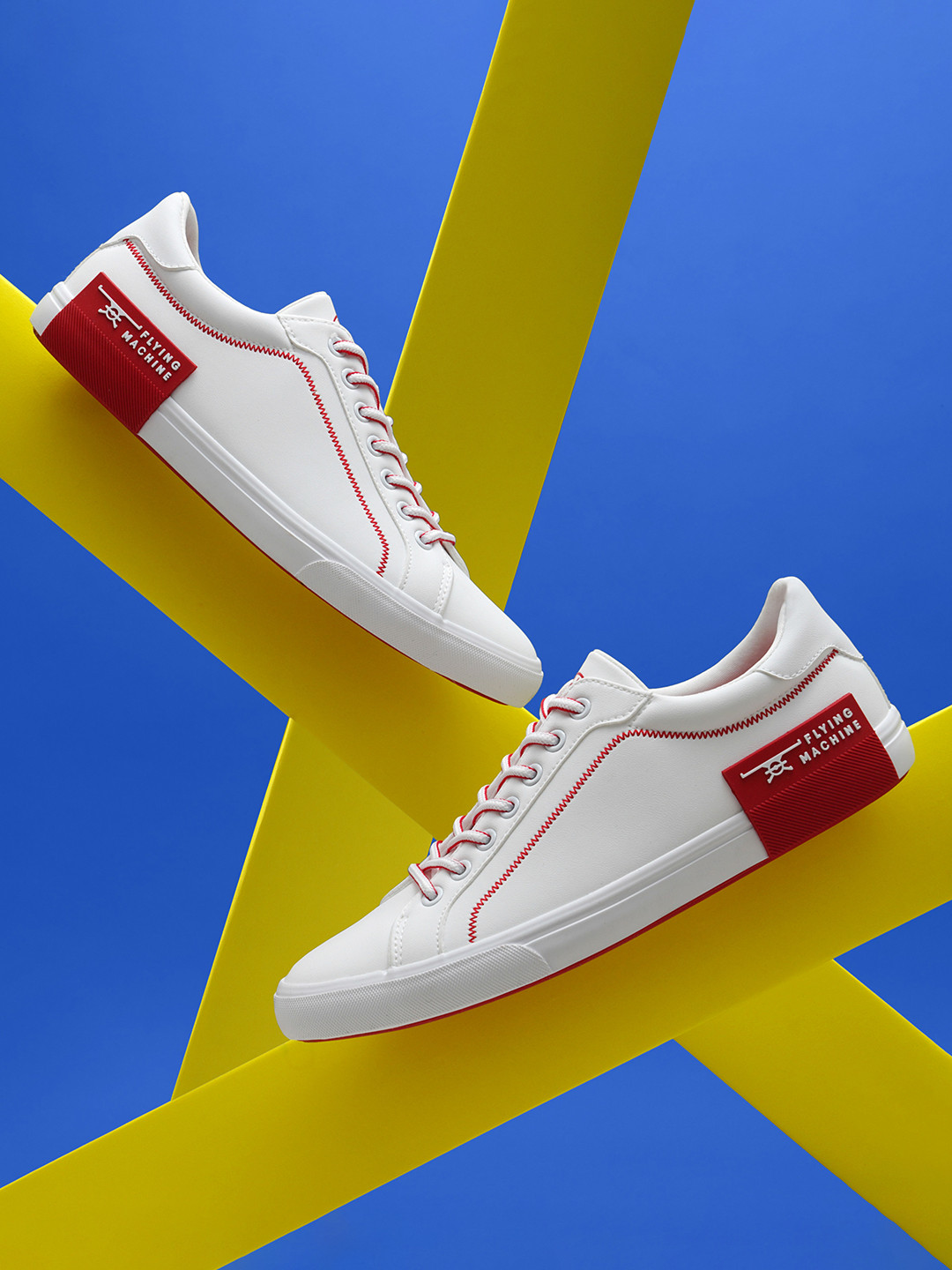 Flying Machine Men Round Toe Sneakers