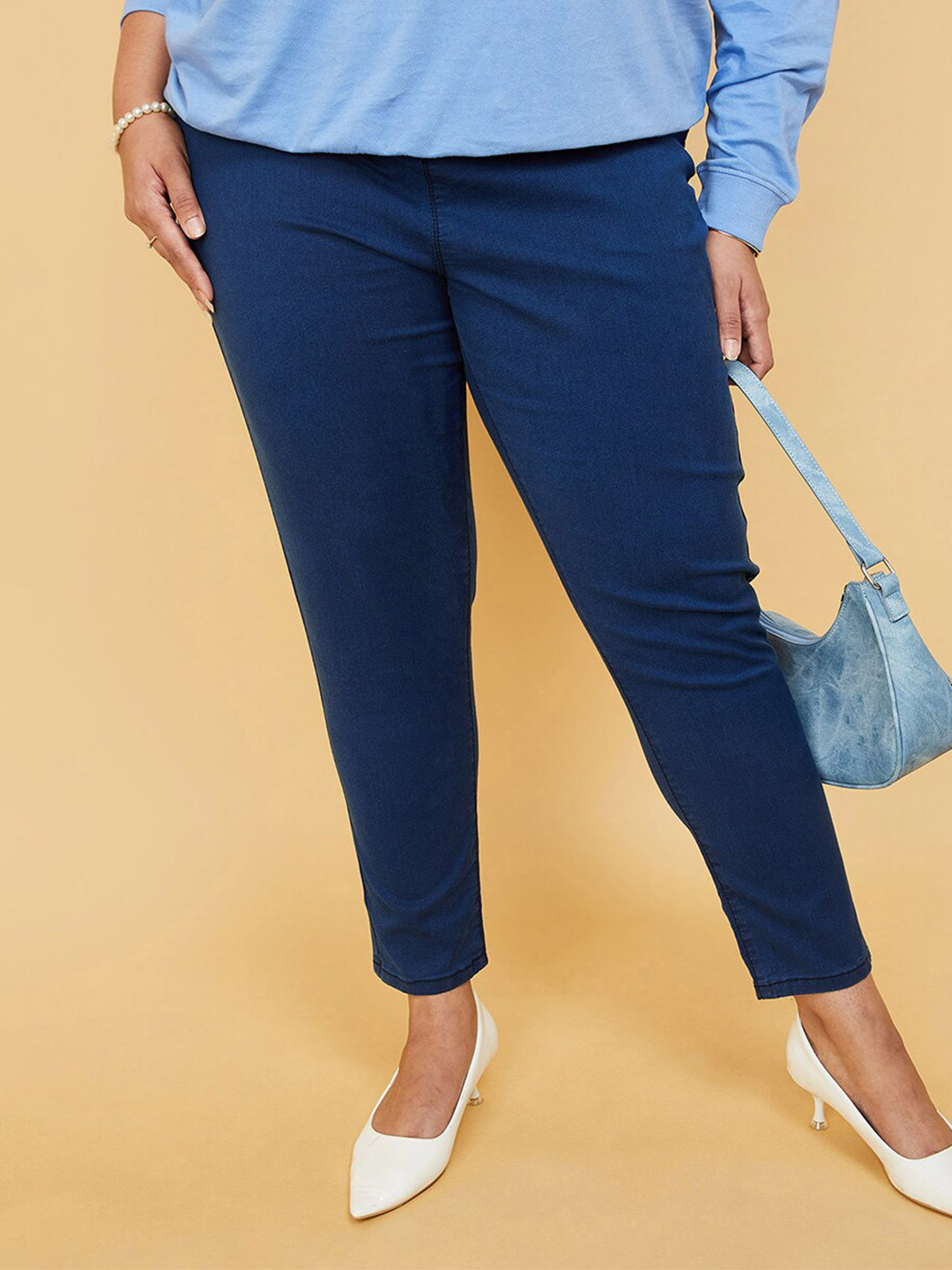 max Women Plus Size Clean Look Jeans