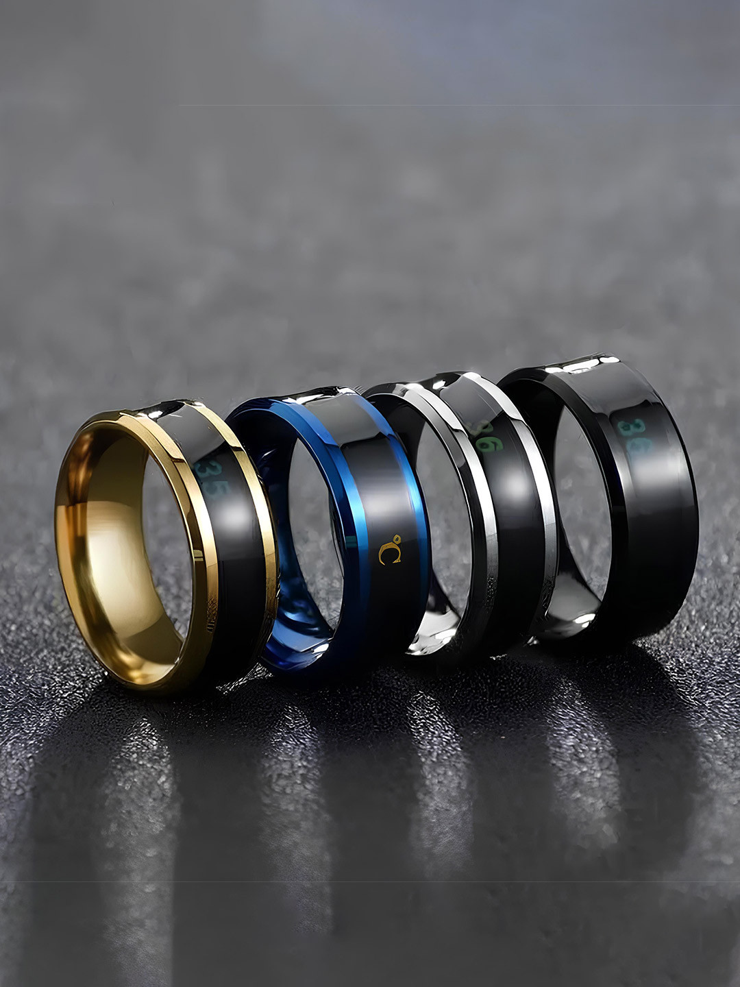 KARISHMA KREATIONS Set Of 4 Finger Rings