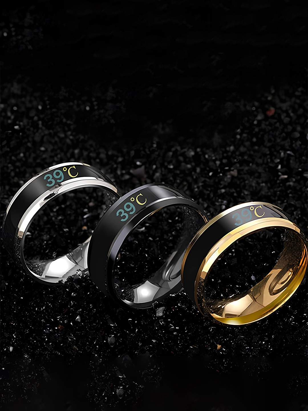 KARISHMA KREATIONS Set Of 4 Finger Rings