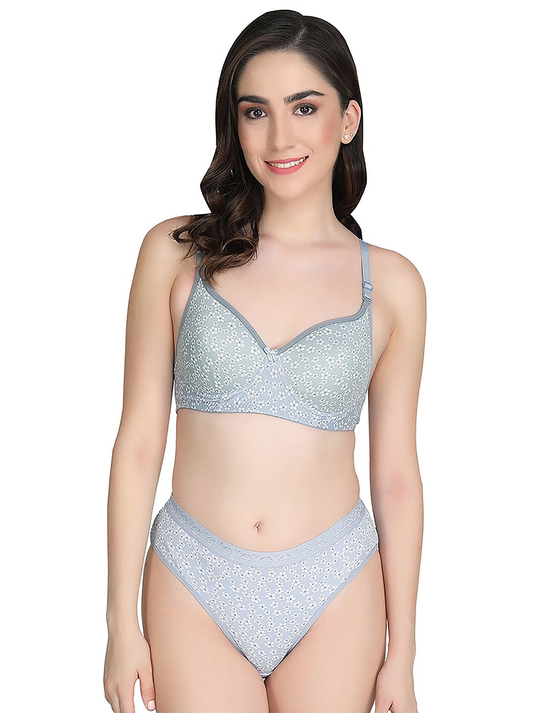 AROUSY Printed Cotton Lingerie SetA-Margo Set1