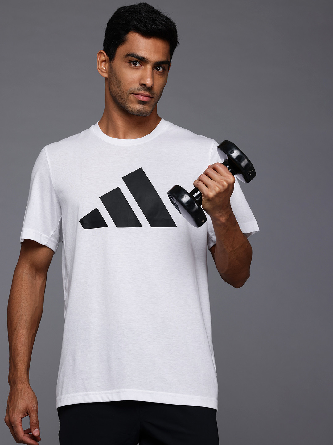 ADIDAS Brand Logo Printed Regular Fit Aeroready TR-ES FR Training T-shirt
