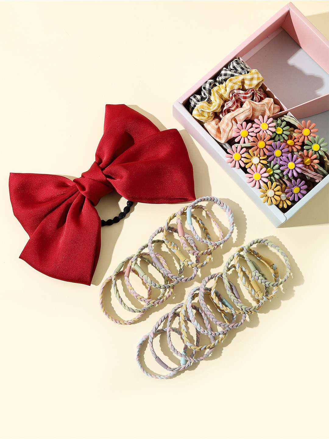 Shining Diva Fashion Girls 25-Pcs Ponytail Holders