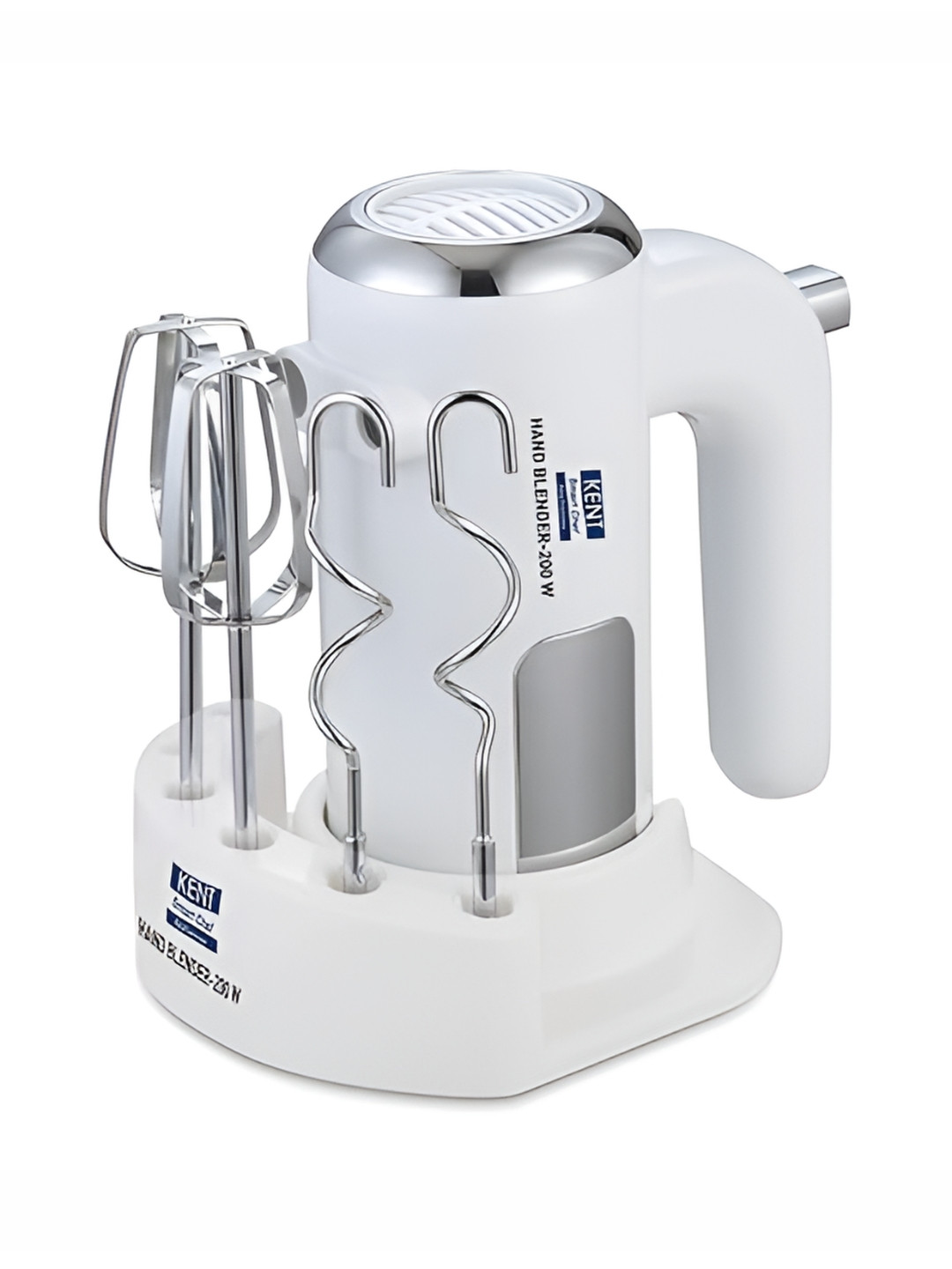 KENT Multiple Beaters & Dough Hooks 200W Hand Blender with In-Built Overheating Protection