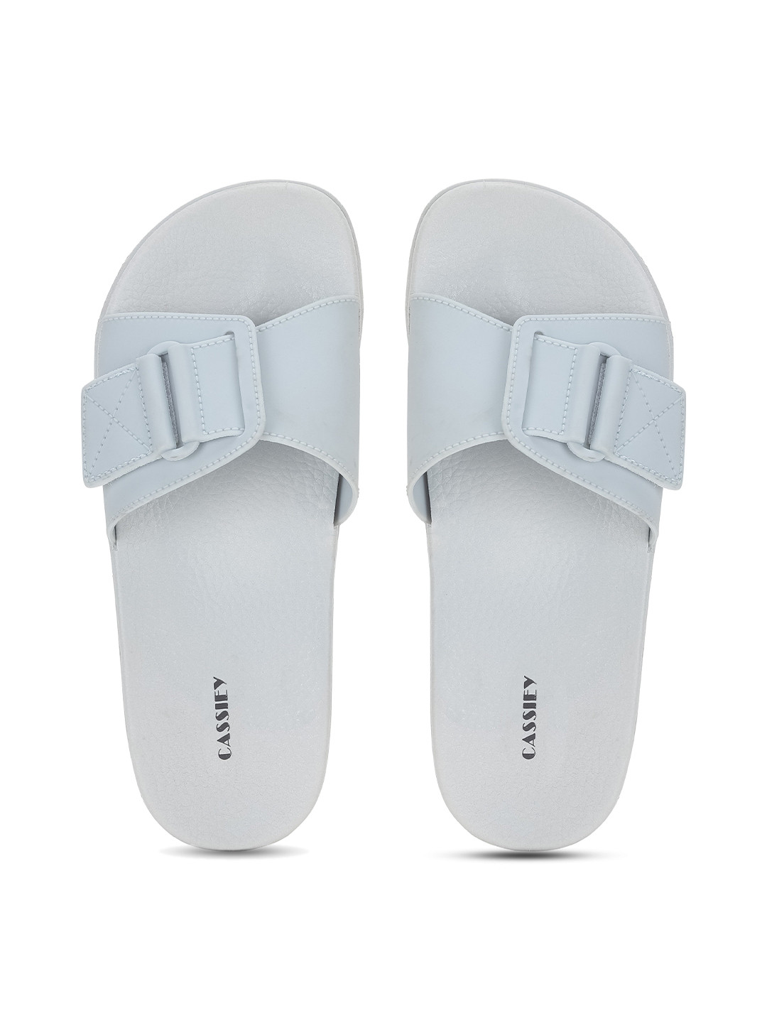 CASSIEY Women Buckle Detailed Sliders