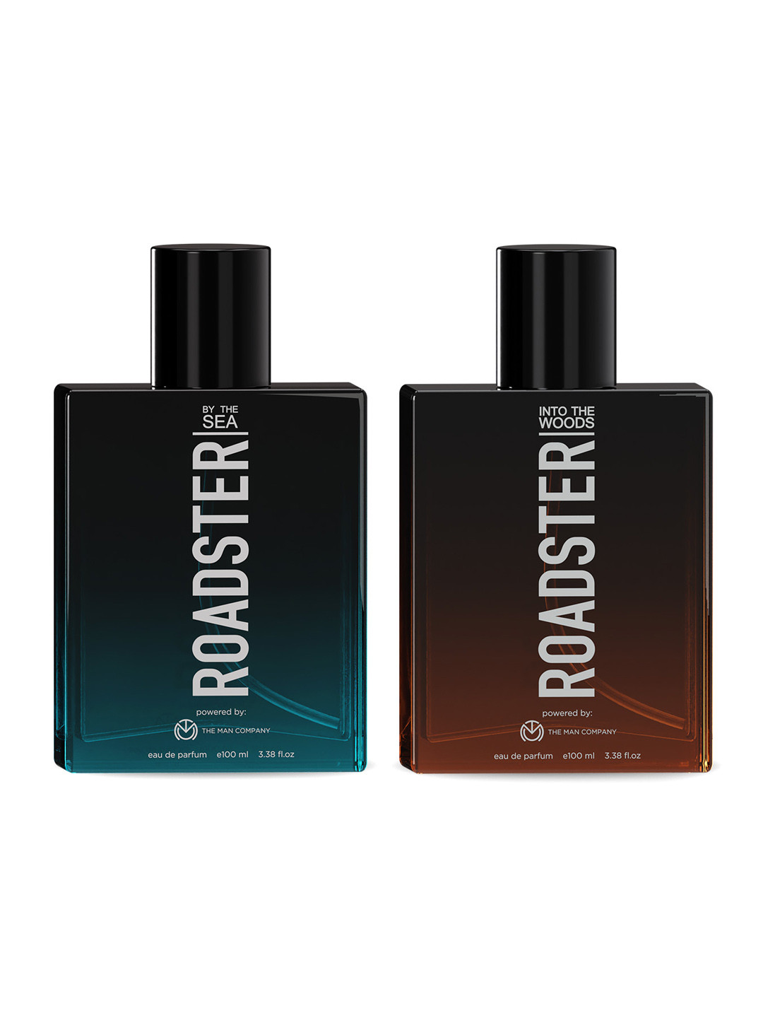 Roadster Men Set of 2 Long Lasting Eau De Parfum- By The Sea & Into The Woods - 100ml Each