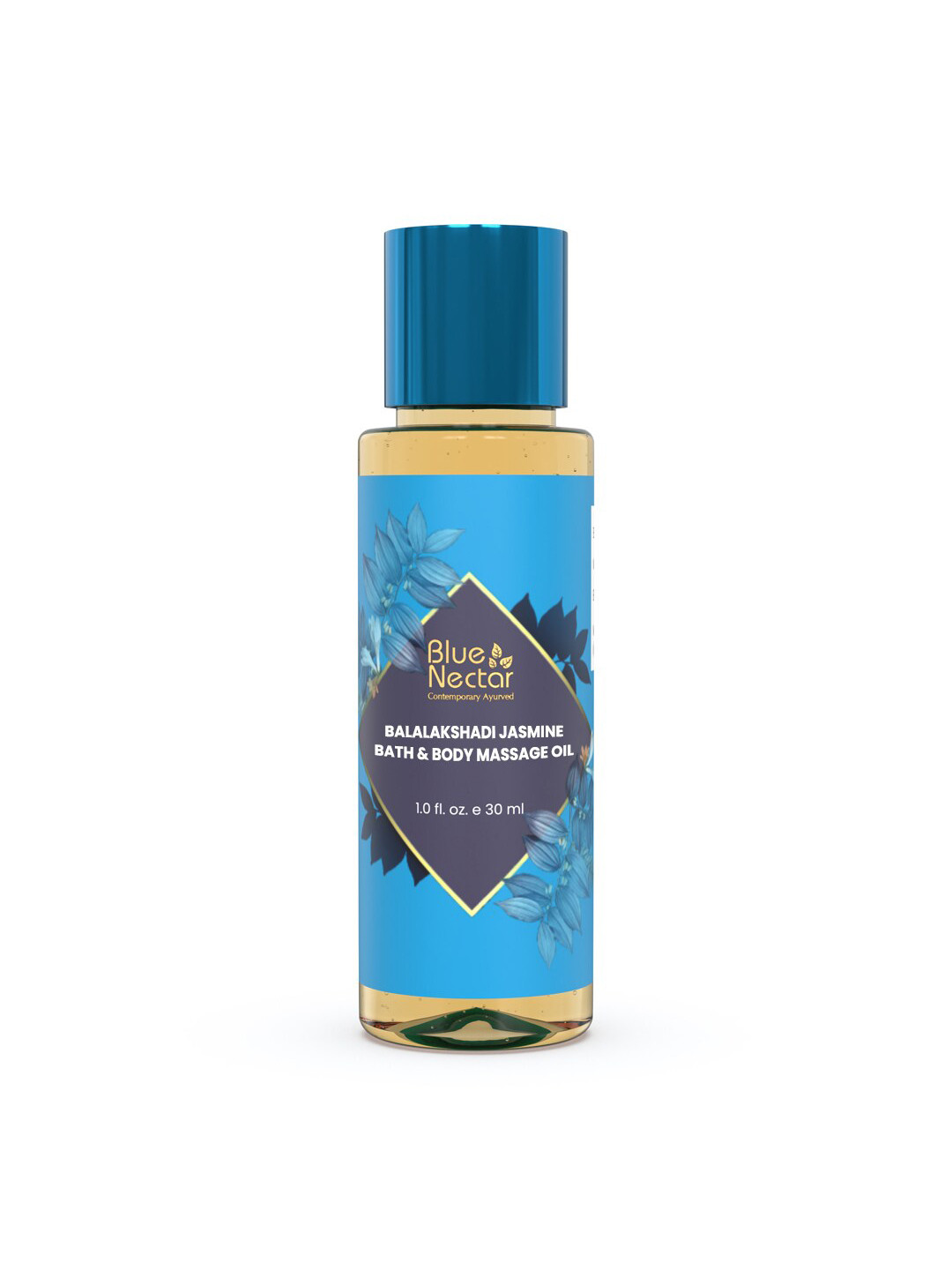 Blue Nectar Jasmine Bath & Body Massage Oil For Skin Hydration & Relaxation - 30ml
