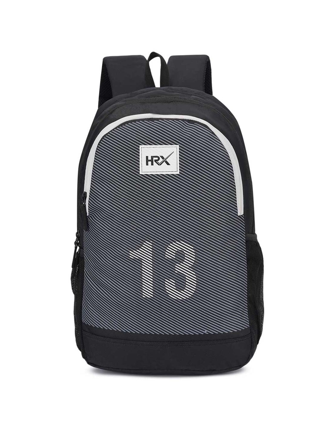 Buy HRX by Hrithik Roshan Unisex Black Printed Backpack with Shoe Pocket Up to 15 inch Backpacks for Unisex 26925976 Myntra