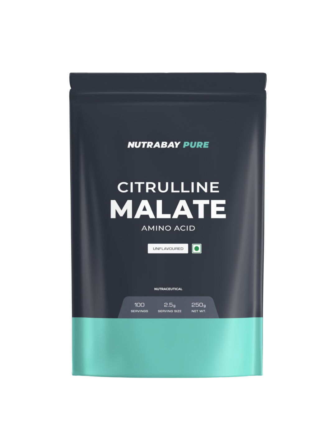 Nutrabay Pure 100% Unflavoured Citrulline Malate-250gms