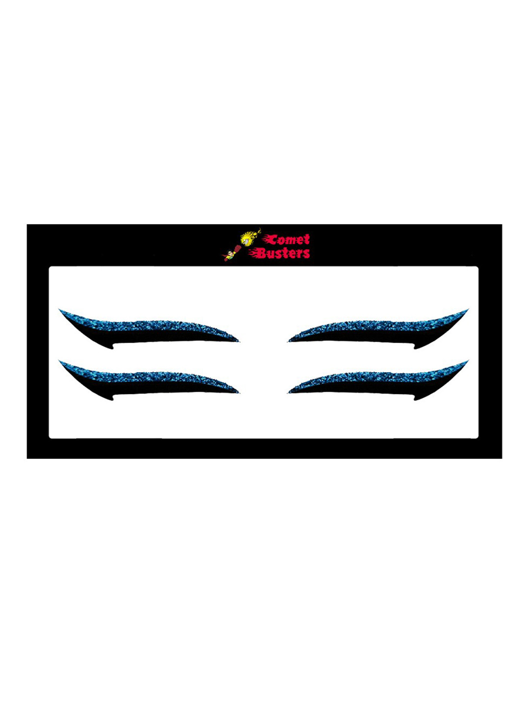 Comet Busters Glitter Eyeliner Sticker - Blue 021