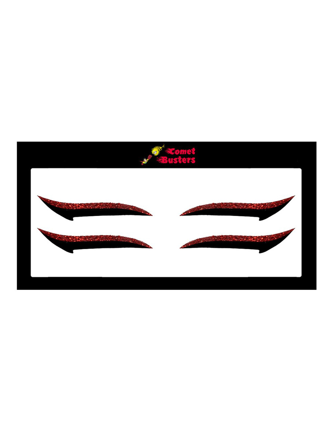 Comet Busters Glitter Eyeliner Sticker - Red 022
