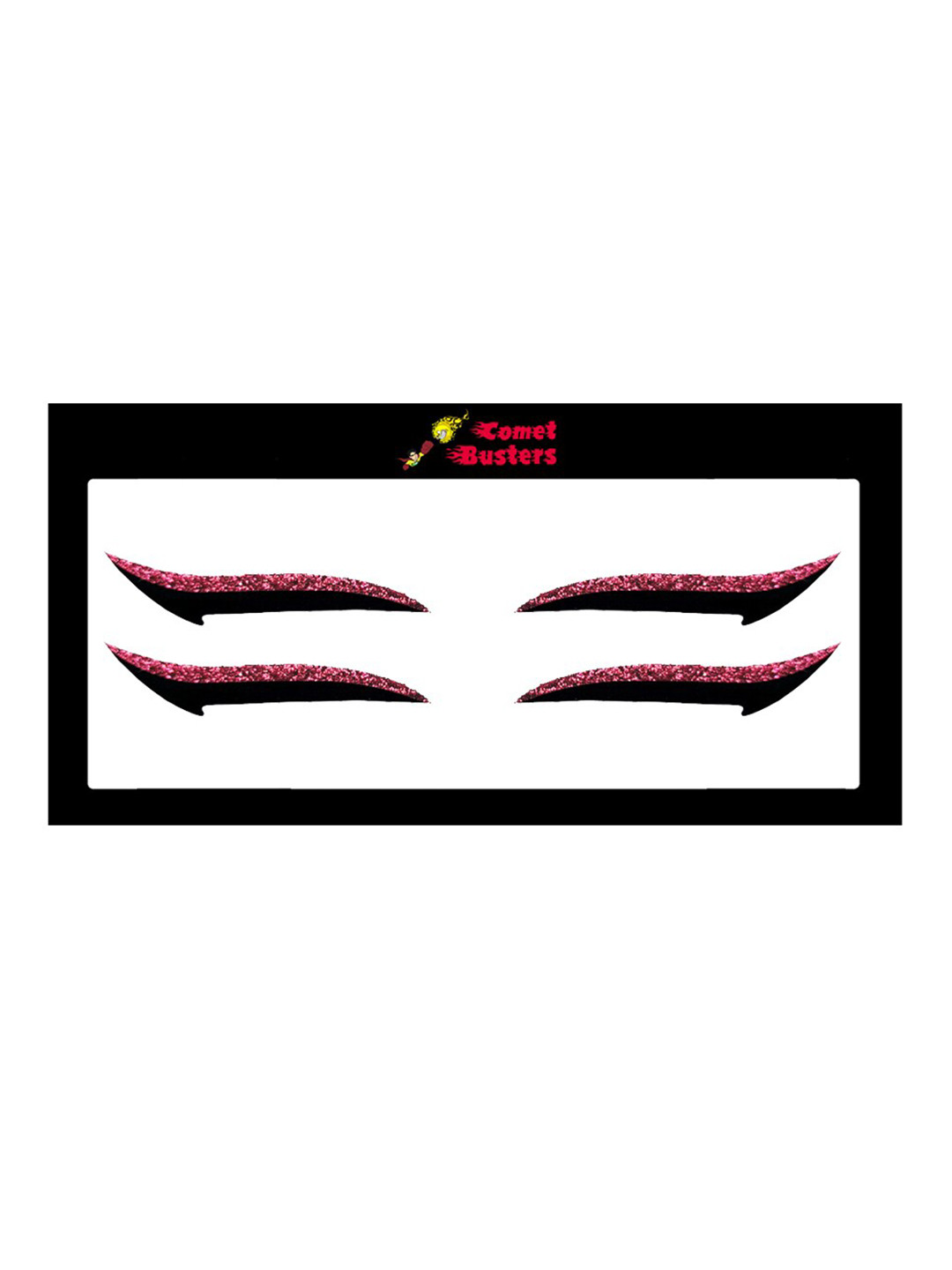 Comet Busters Glitter Eyeliner Sticker - Pink 024