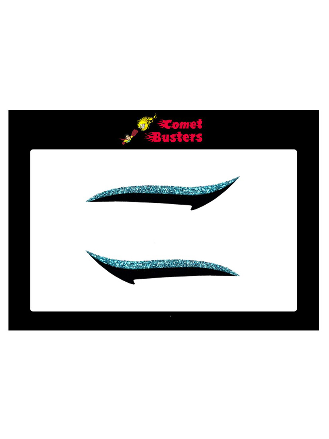 Comet Busters Glitter Eyeliner Sticker - Blue 017