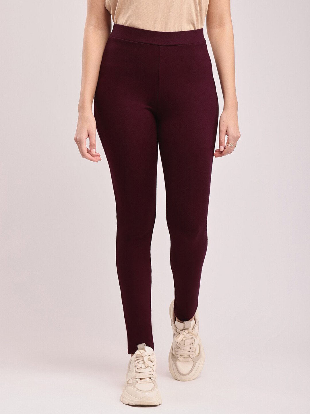FableStreet Livin Skinny Fit Mid Rise Regular Trousers