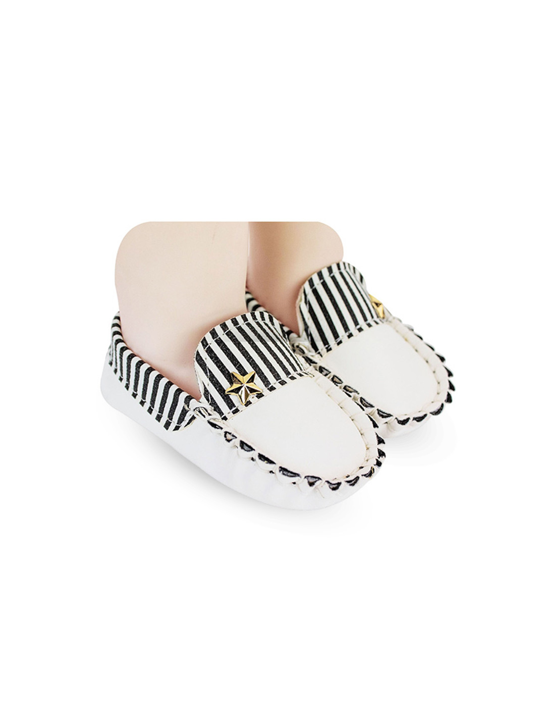 BAESD Infants Boys Printed Loafer Booties