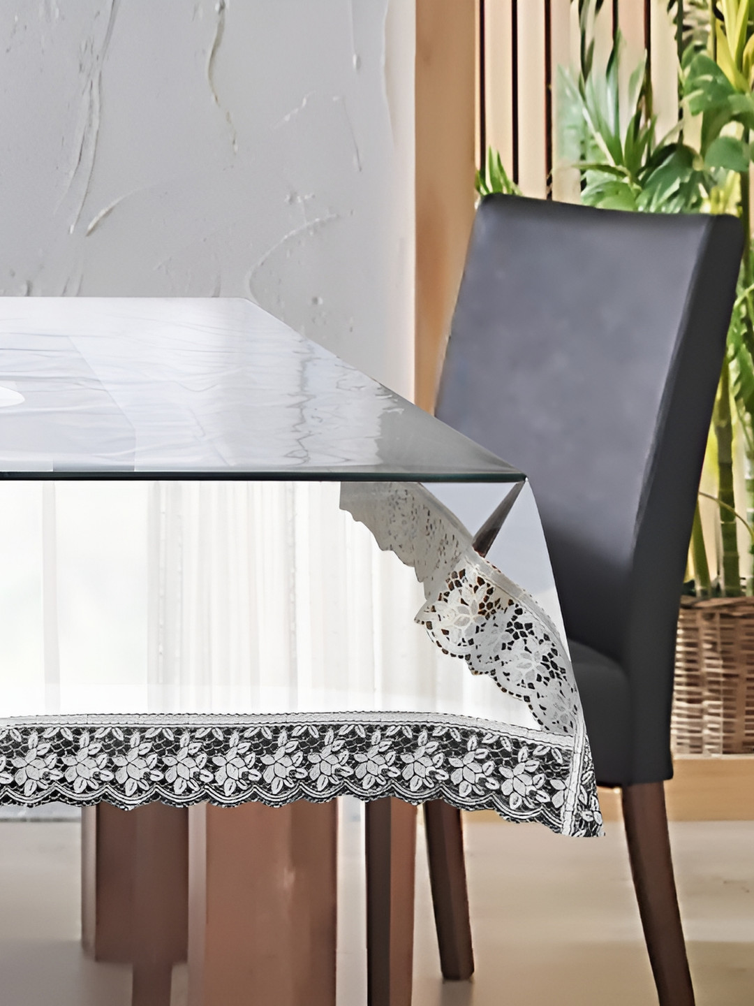 Stylista Silver-Toned Waterproof 12-Seater Rectangular Table Cover