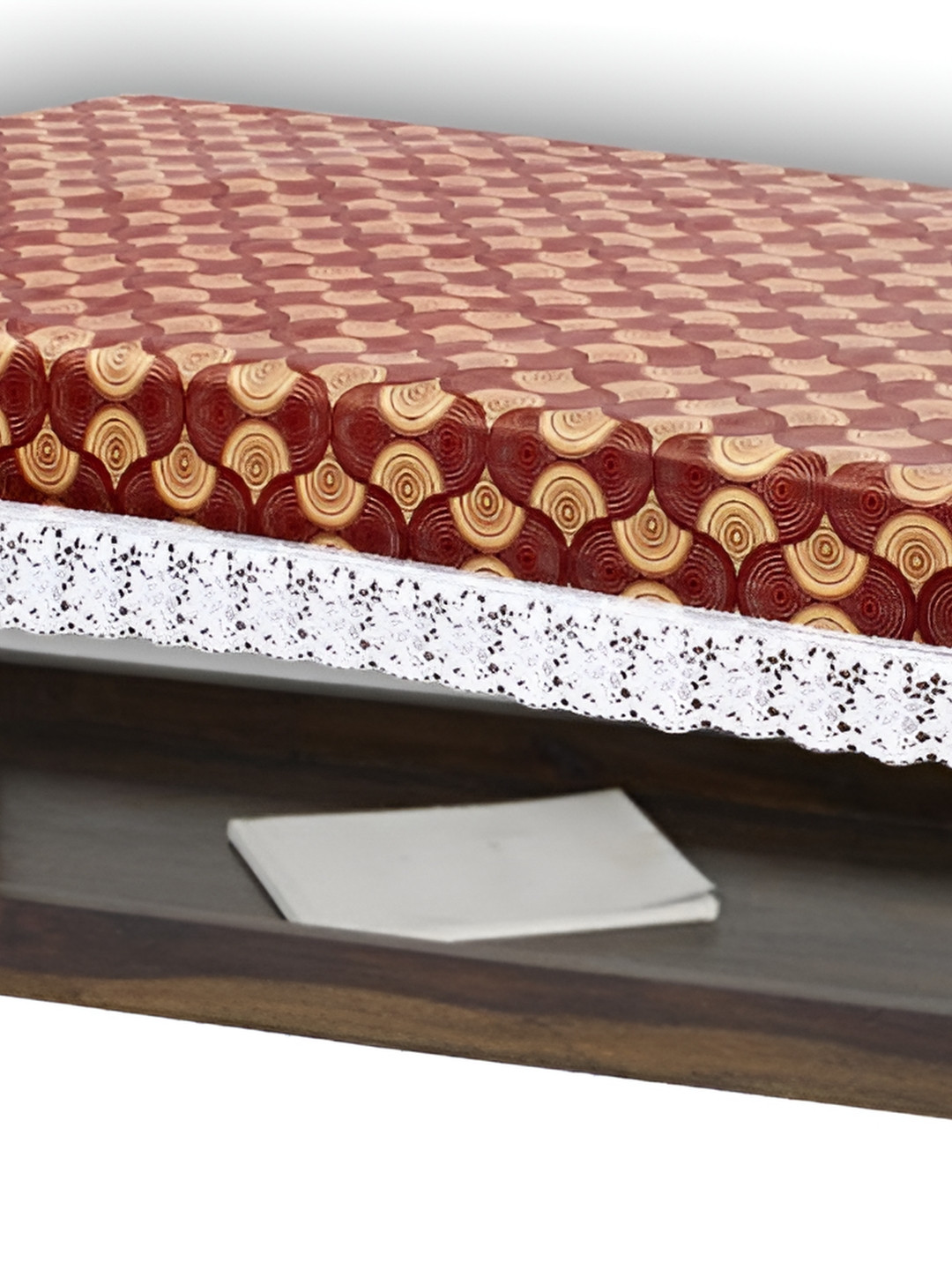 Stylista Brown & Beige Waterproof Rectangle 2 Seater Table Cover