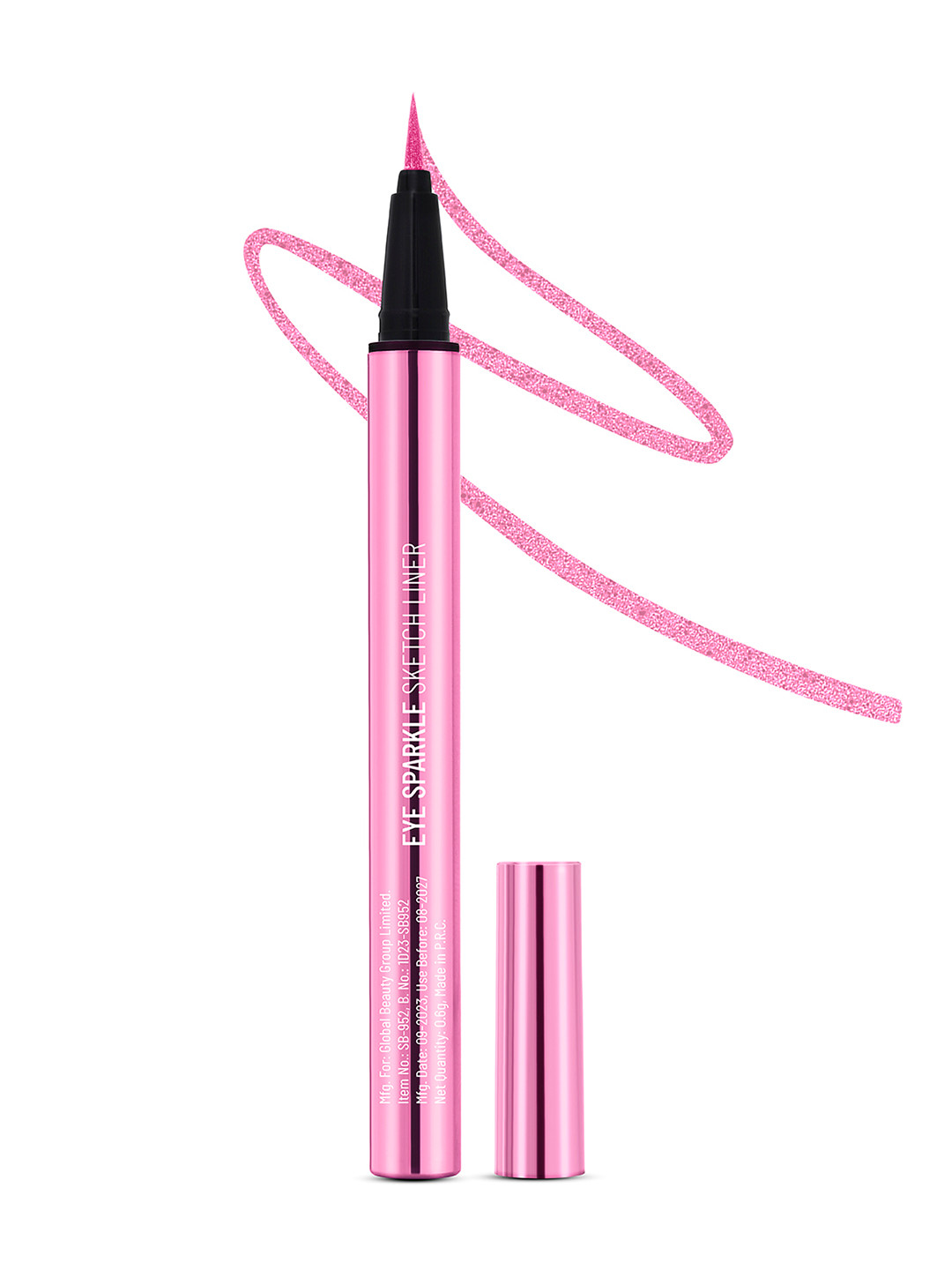 SWISS BEAUTY Eye Sparkle Waterproof Sketch Eyeliner 0.6g - Glamour Pink
