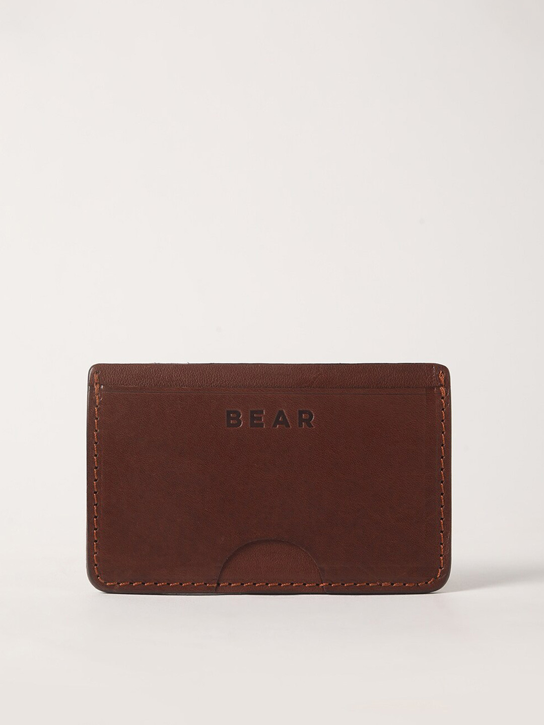 THE BEAR HOUSE Men Leather Card Holder