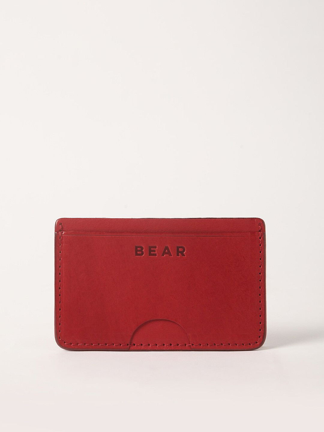 THE BEAR HOUSE Men Leather Card Holder