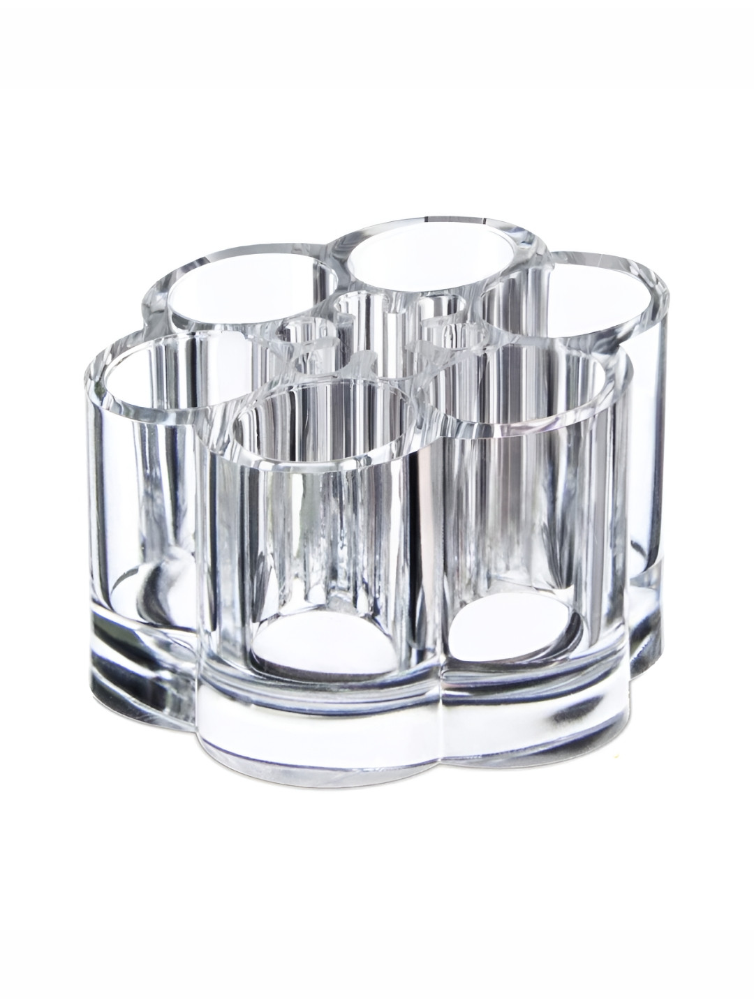 URBANFIX Transparent Reusable Storage Stand for Cosmetics Makeup Organiser