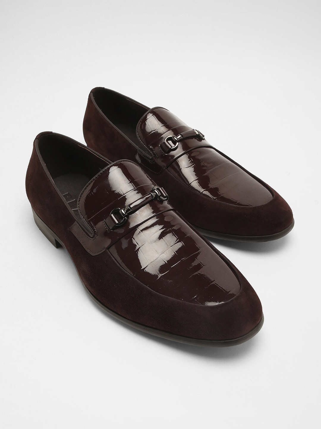 THE BEAR HOUSE Men Leather Slip-On Horsebit Loafers