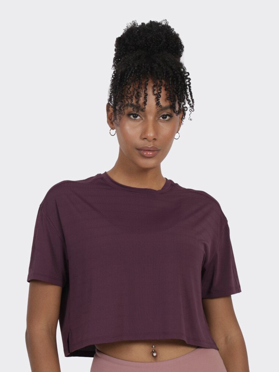 Blissclub AeroCool Breathable Lightweight Training Boxy Crop Top