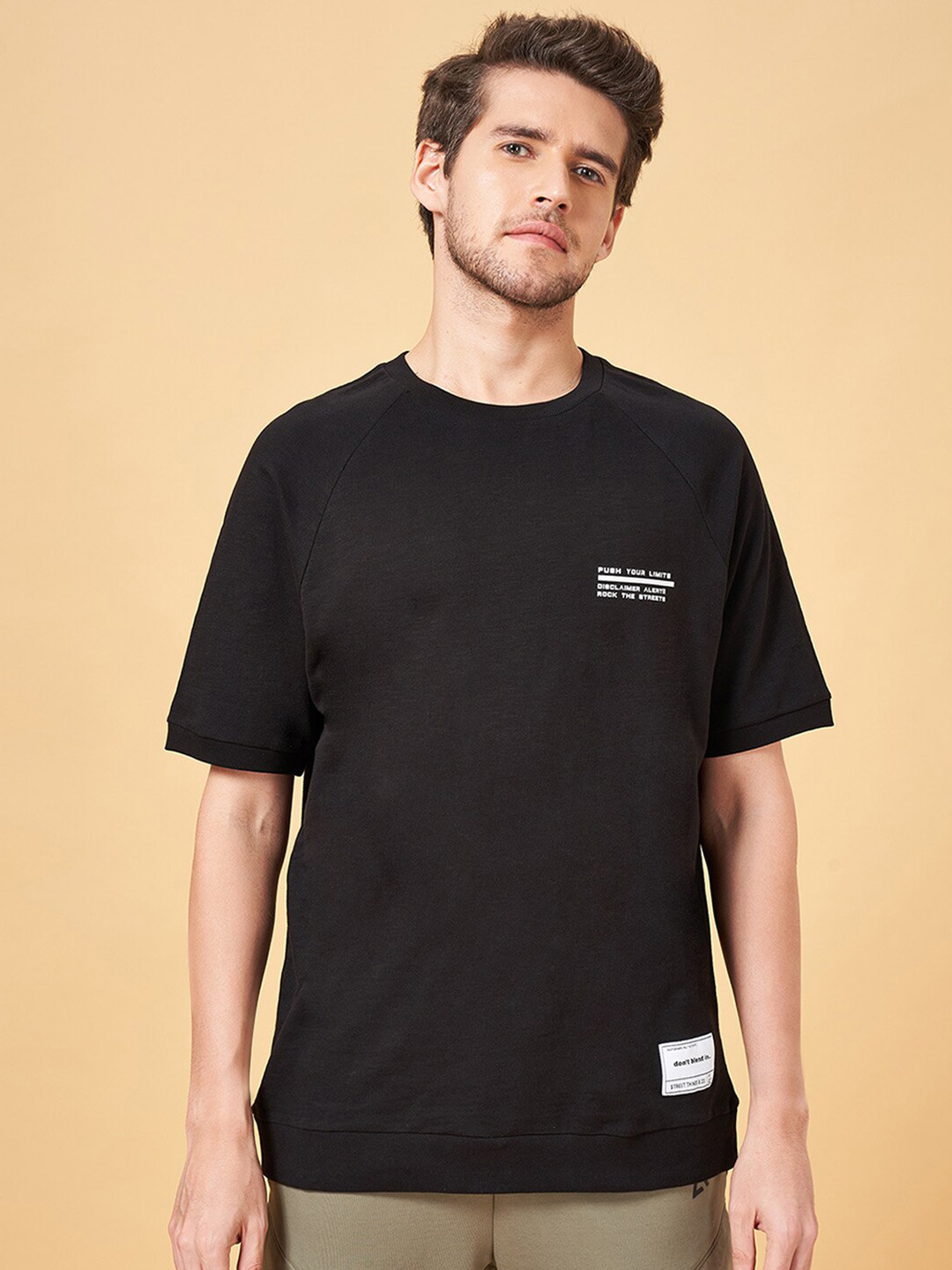 Street 808 by Pantaloons Round Neck Short Sleeves Cotton T-shirt