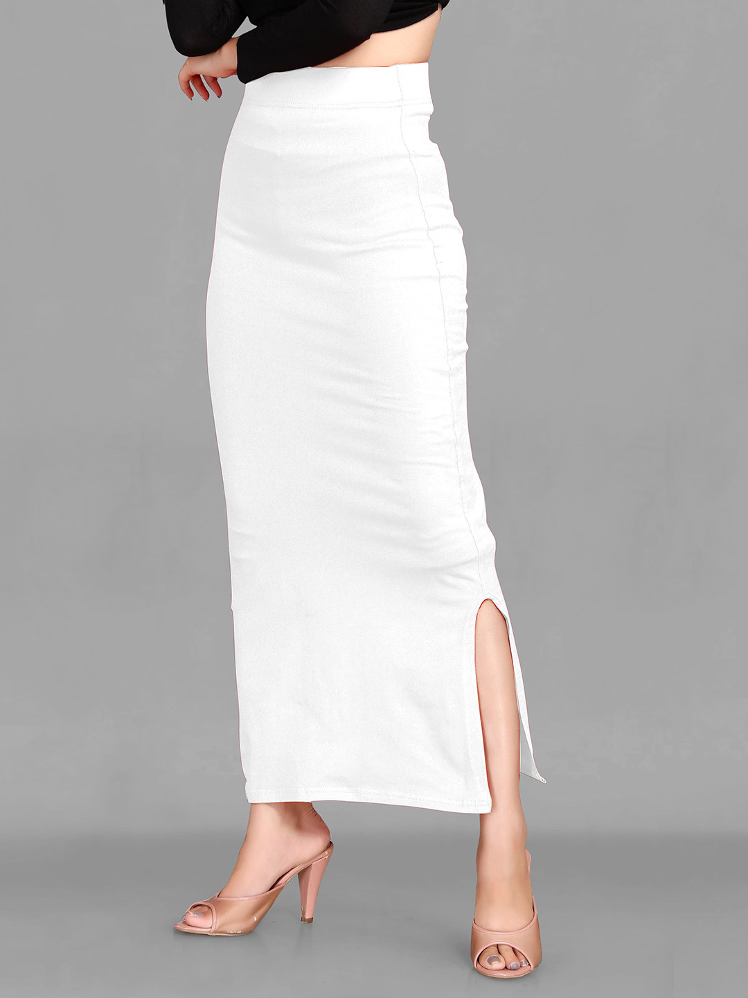 SCUBE DESIGNS High Rise Mermaid-Fit Stretchable Saree Shapewear