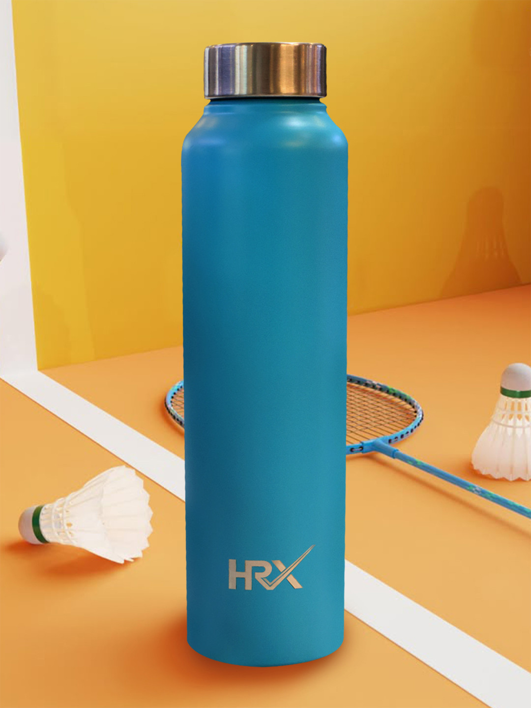 HRX by Hrithik Roshan Solid Stainless Steel Single Wall Vacuum Water Bottle - 1L