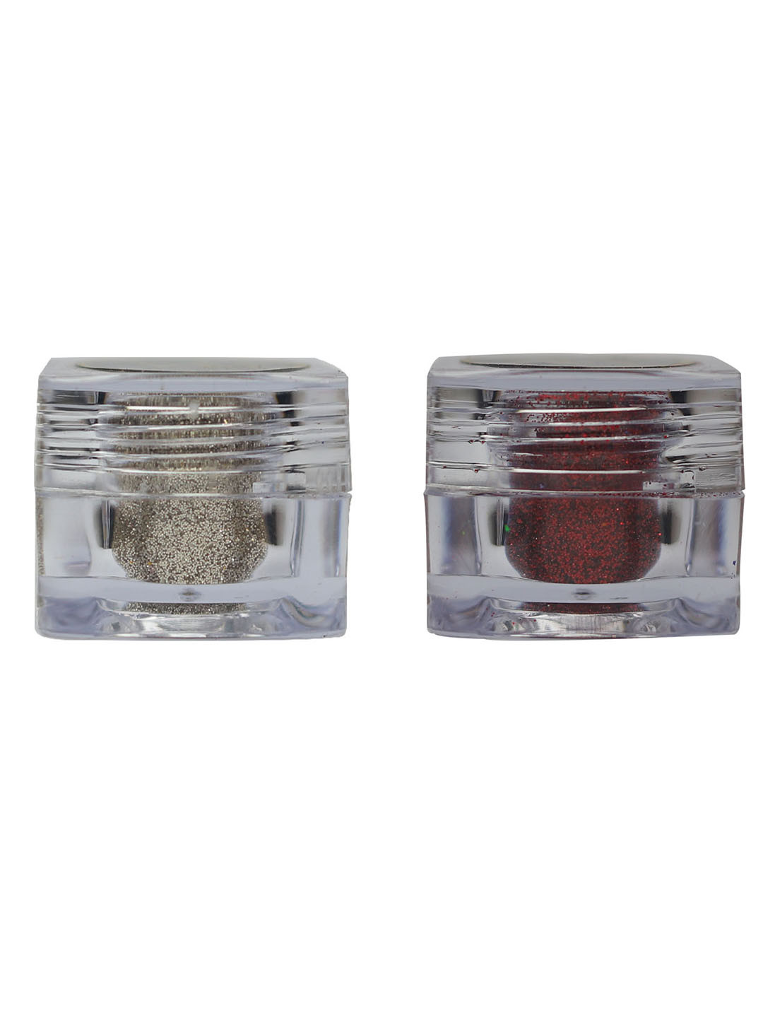 Veoni BELLE Set of 2 HD Holographic Glitter Eyeshadow 5 g each - Shade 08 & 02