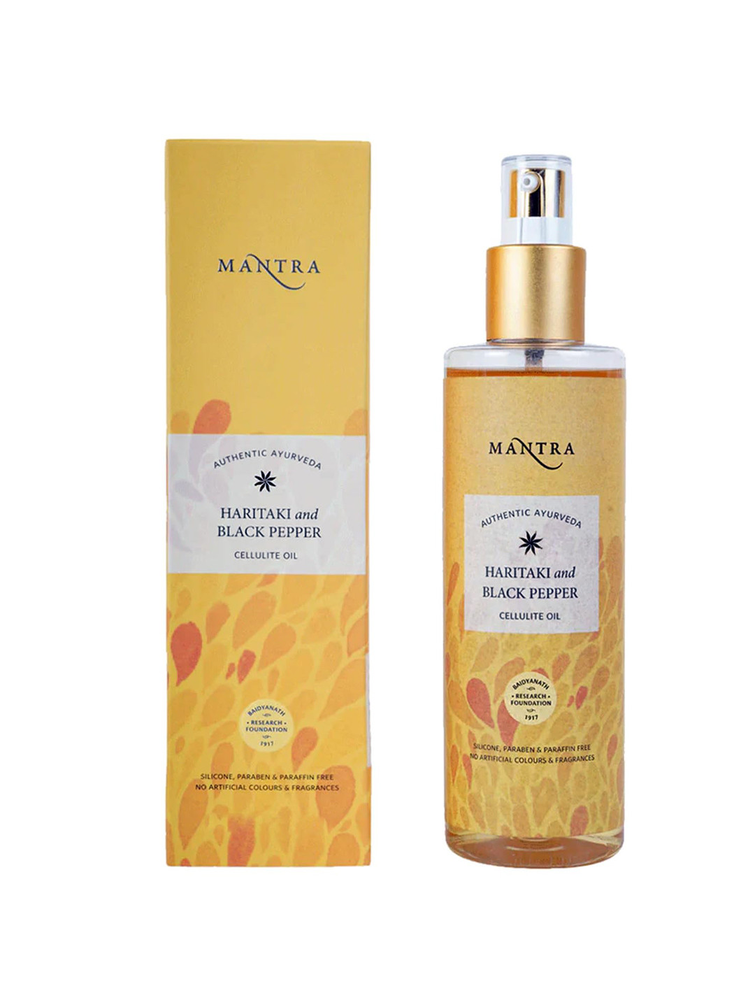 Mantra Herbal Ayurvedic Ayurveda Haritaki & Black Pepper Cellulite Oil - 100ml