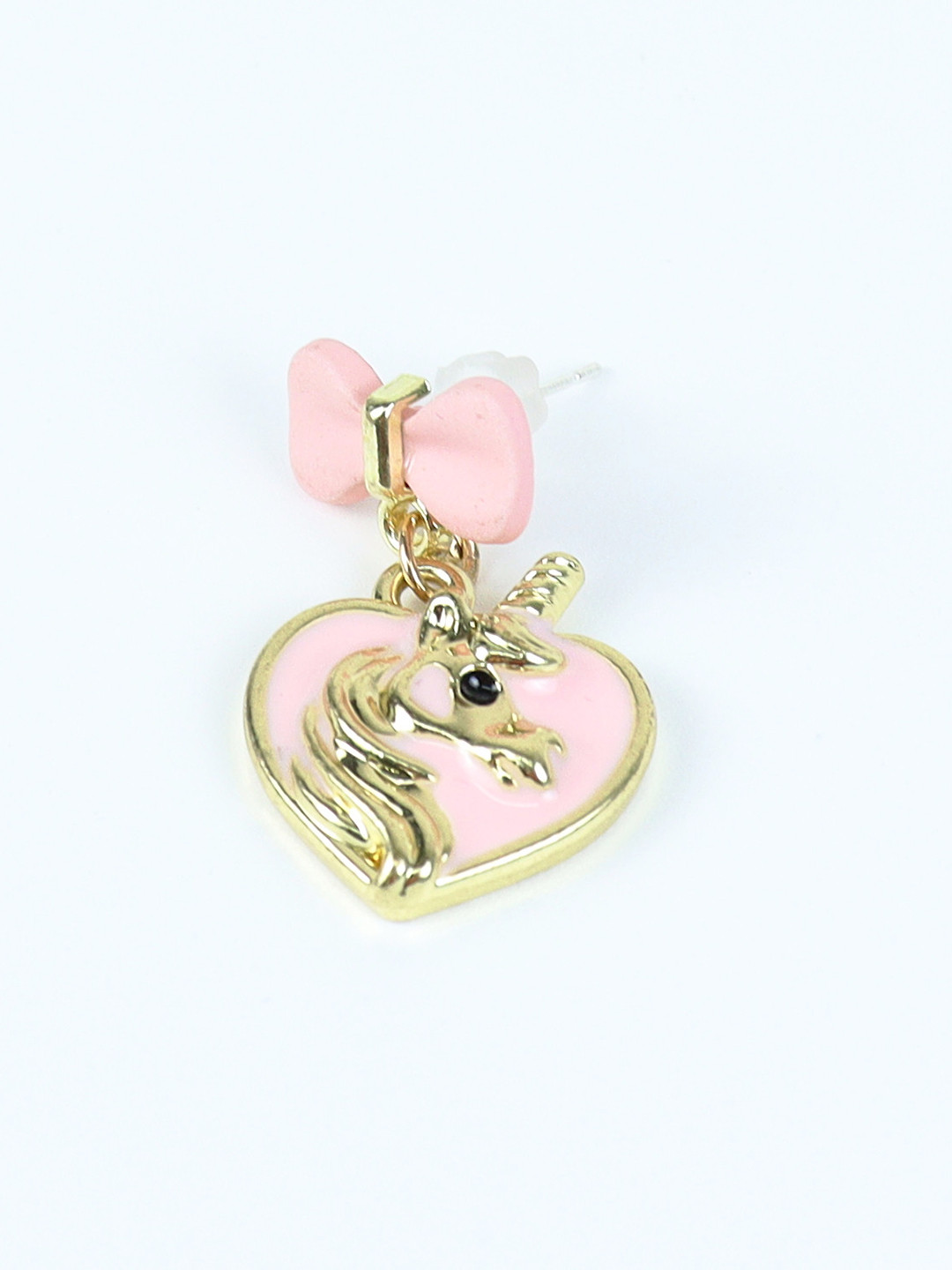 Asthetika Kids Girls Heart Shaped Drop Earrings