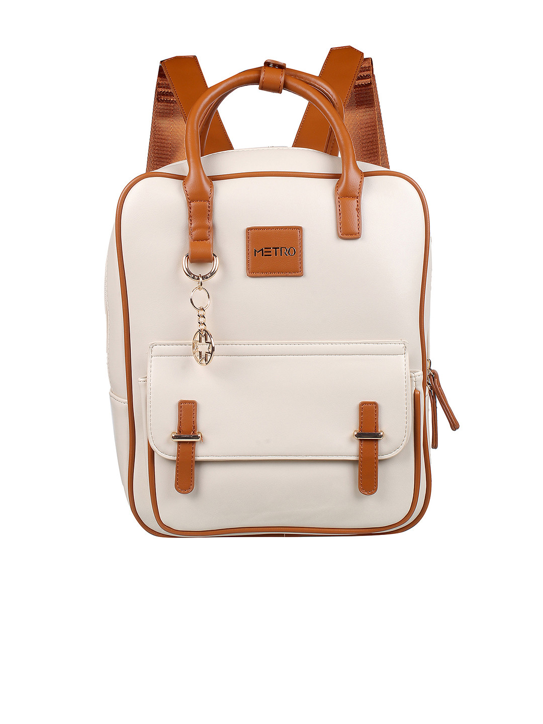 Metro Women PU Backpack -Up to 18 inch