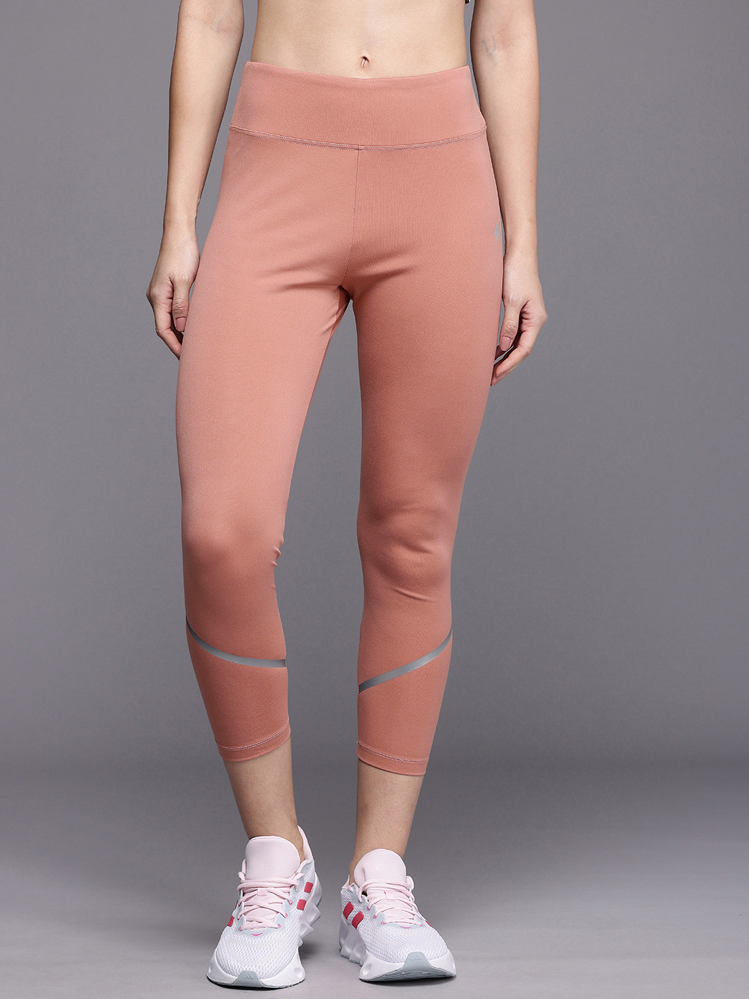 HRX by Hrithik Roshan Women Rapid Dry Anti-Microbial Finish 7/8th Running Tights