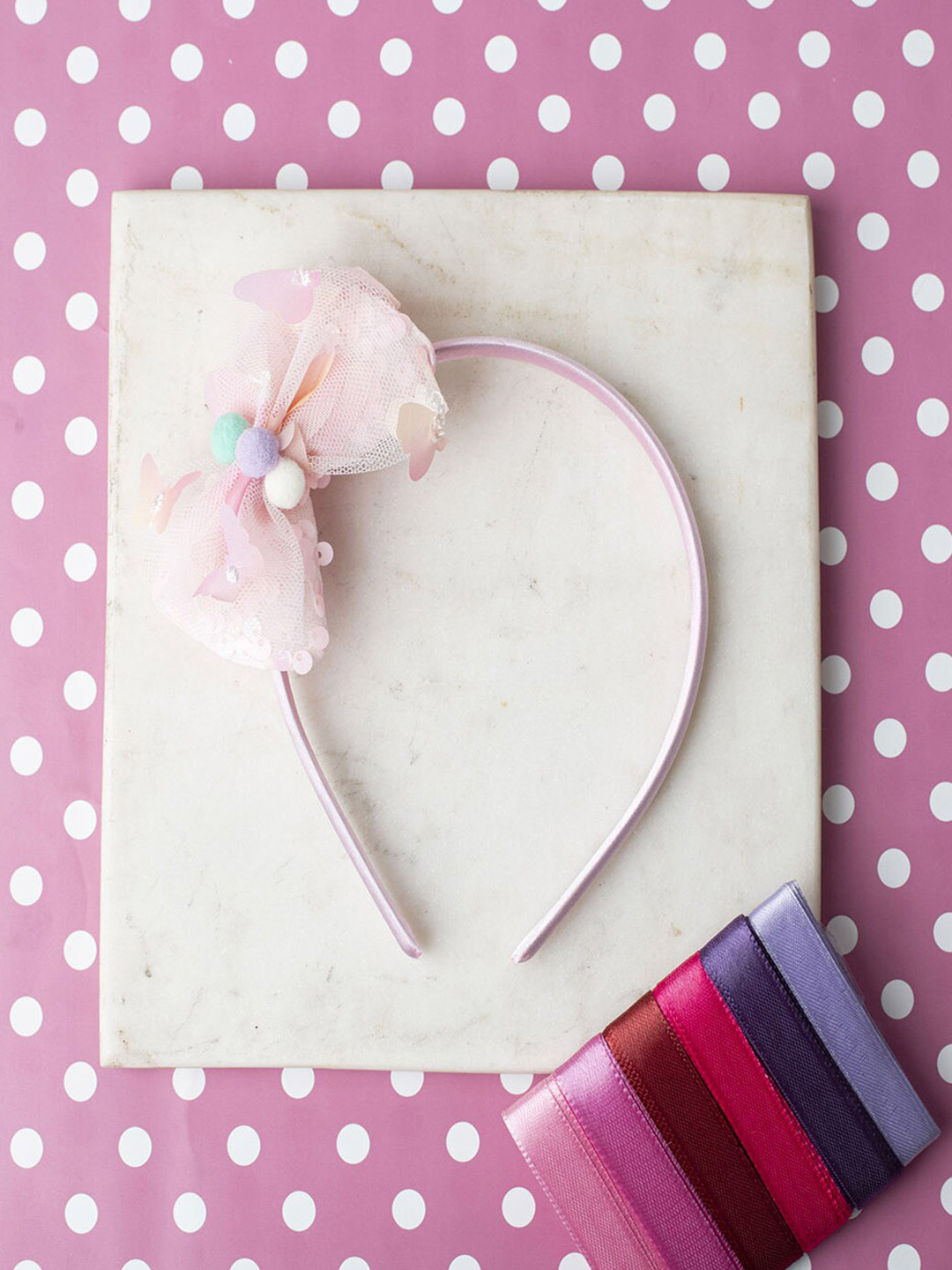 Jewelz Set Of 2 Bow Embellished Hairband