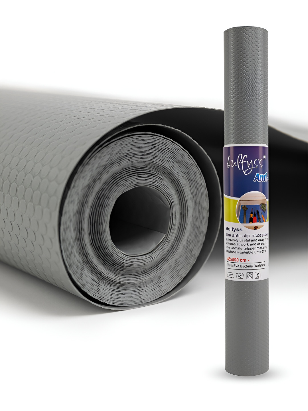 URBANFIX Grey Non-Slip Shelf Liner Organiser