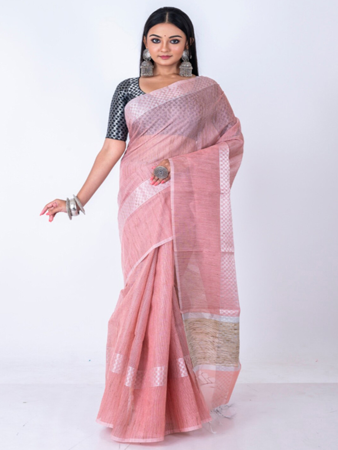 Morchari Woven Design Banarasi Saree