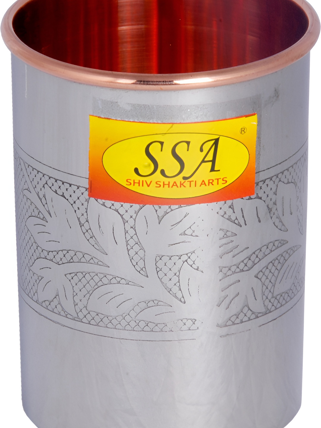 Shivshakti Arts Brown Copper Water Glass
