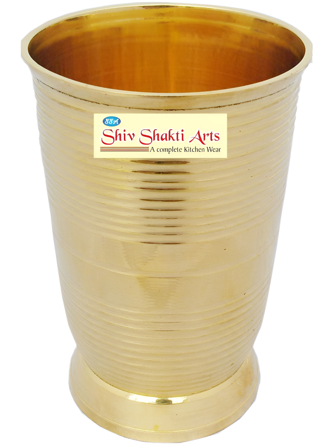 Shivshakti Arts Purple Textured Easy to Copper Easy To Clean Water Glass