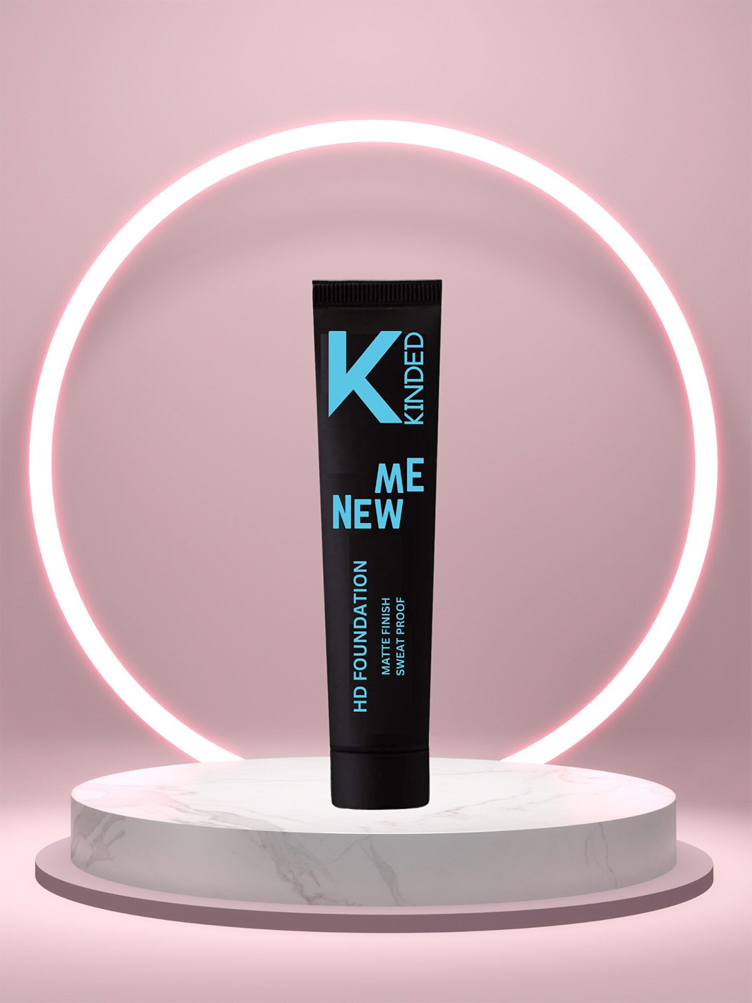 KINDED New Me Liquid Matte Finish & Sweatproof HD Foundation 30ml - Medium 02